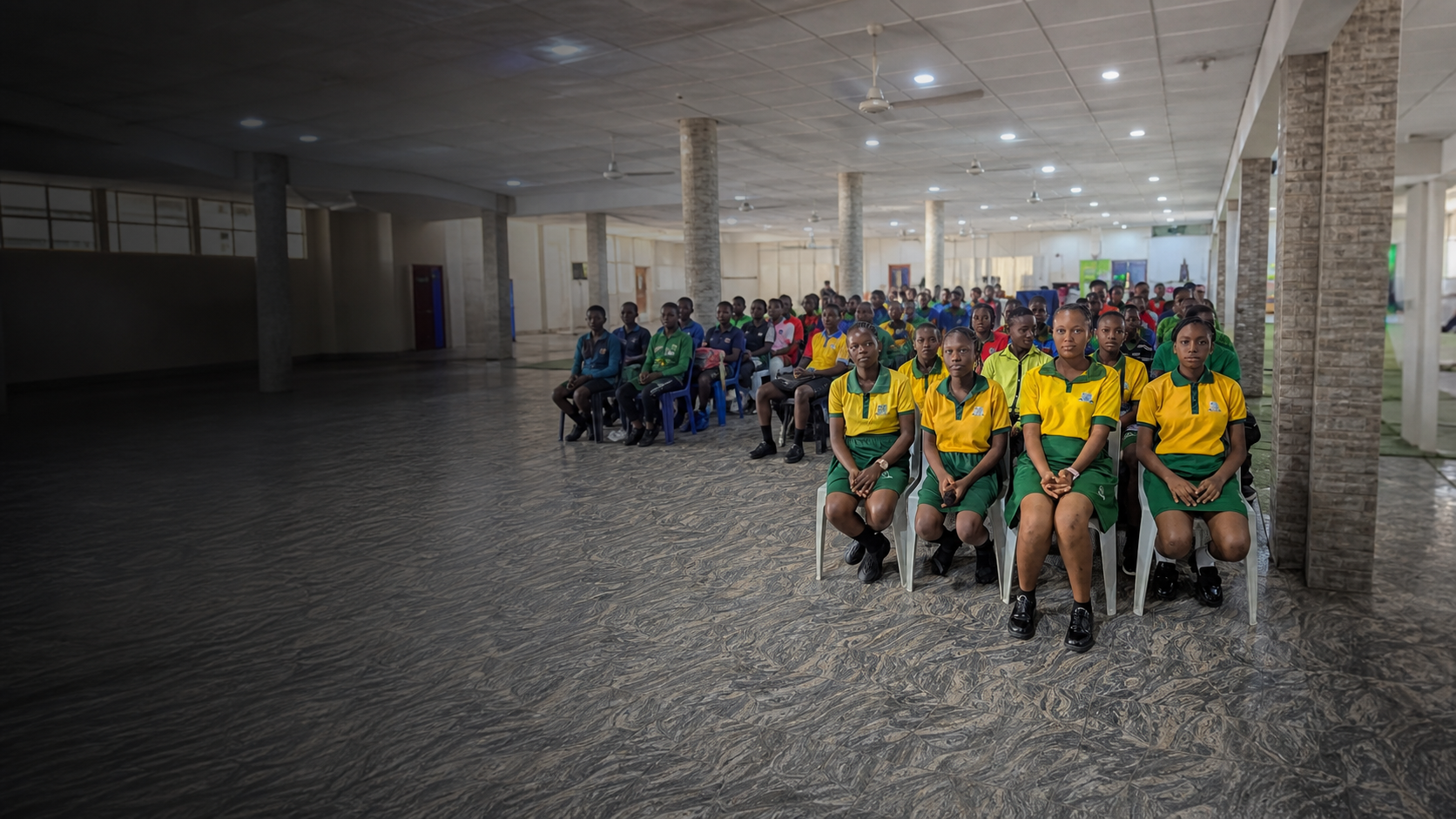 A wide view of young Nigerians participating in a CADEF empowerment programme